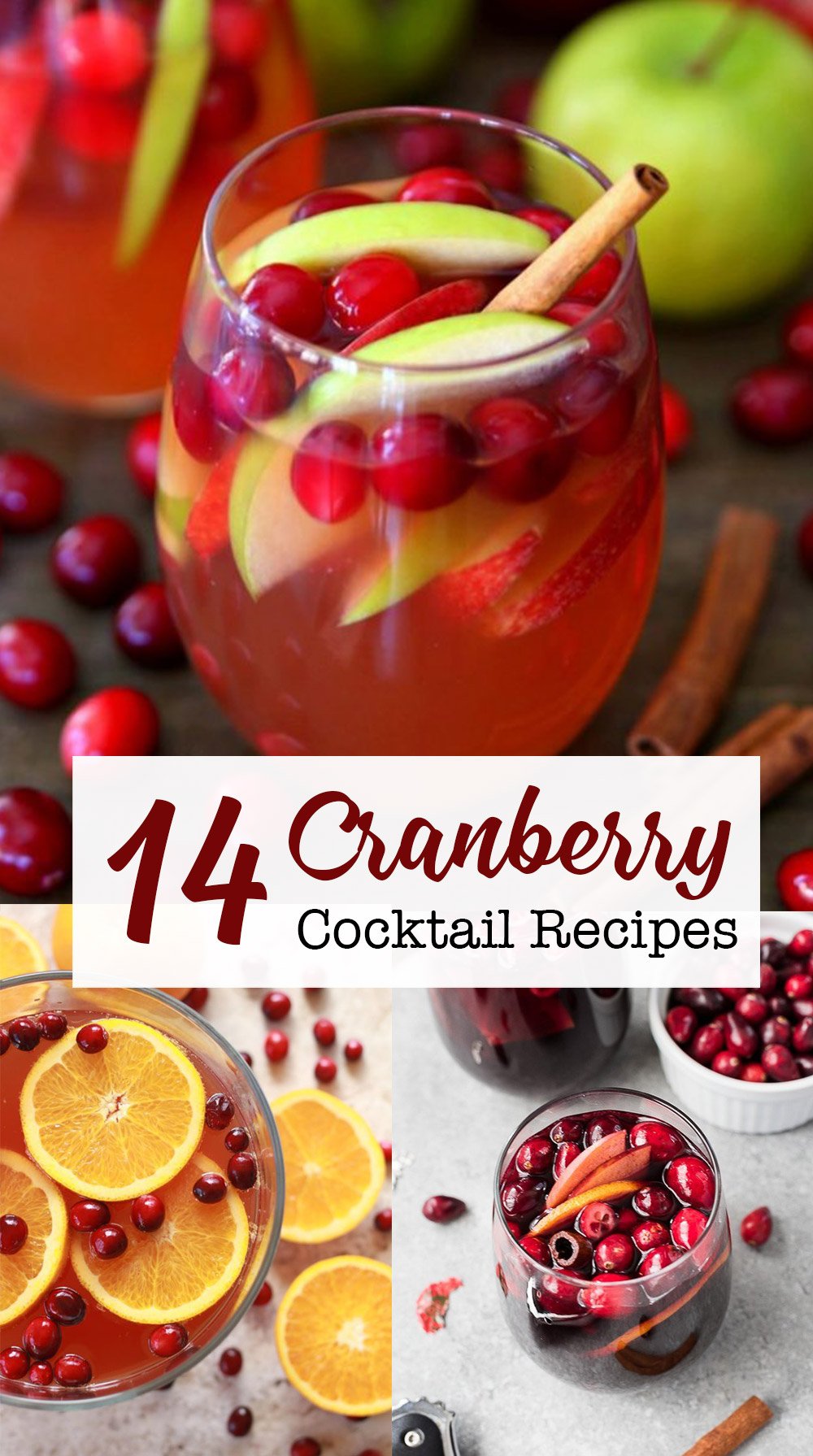 Cranberry cocktails