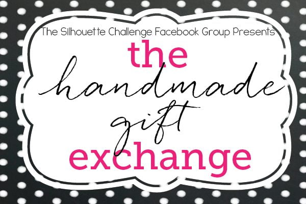 Silhouette Challenge: Handmade Gift Exchange– Monogrammed Glass Etched Pie Plate and Matching Tea Towels
