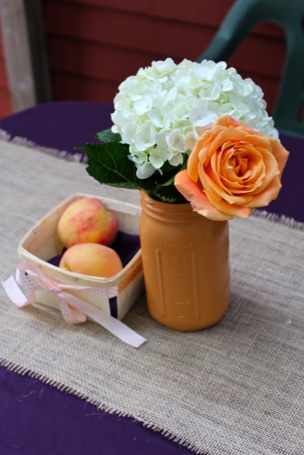 Peaches and Flowers