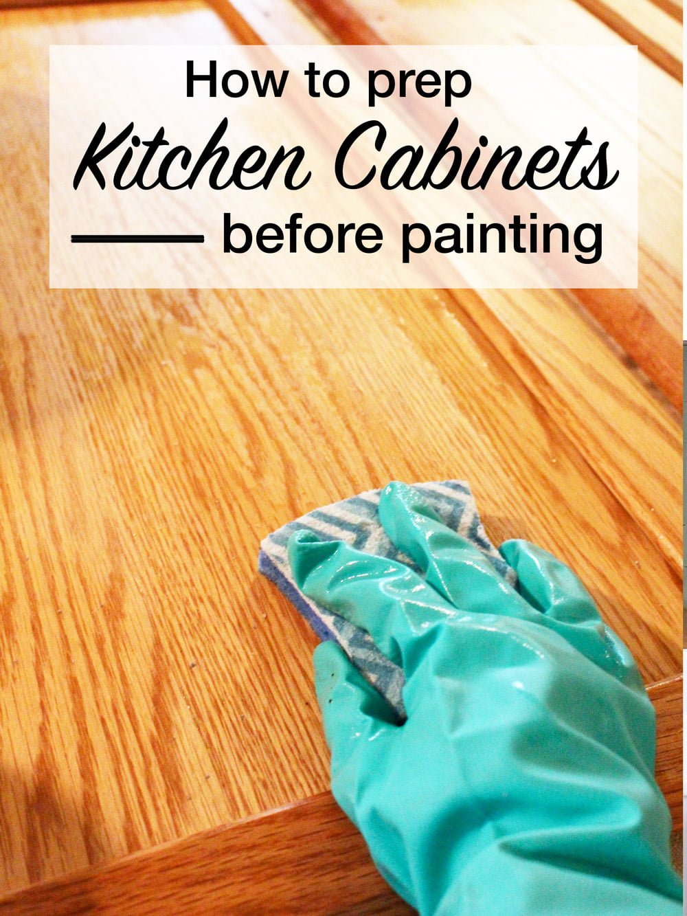 How to clean your kitchen with TSP Weekend Craft