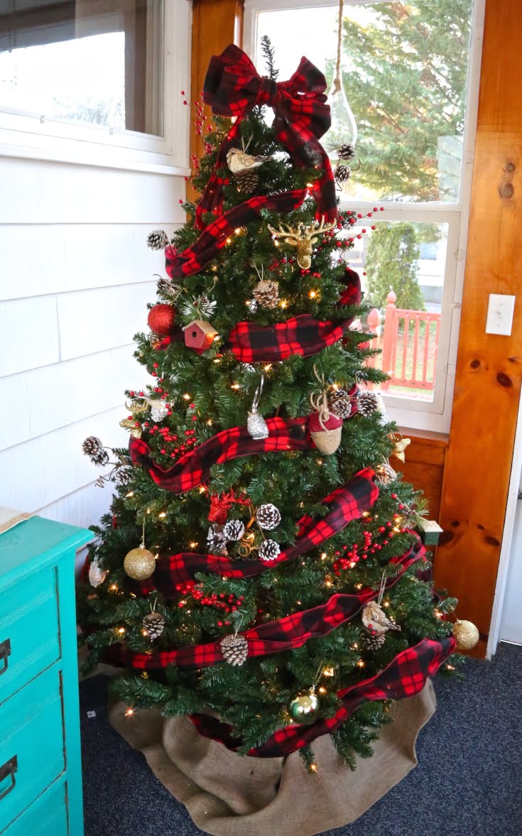 Buffalo Check Plaid Christmas Tree