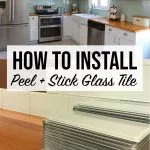 How to install peel and stick glass tile