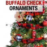 DIY Buffalo Check Ornaments