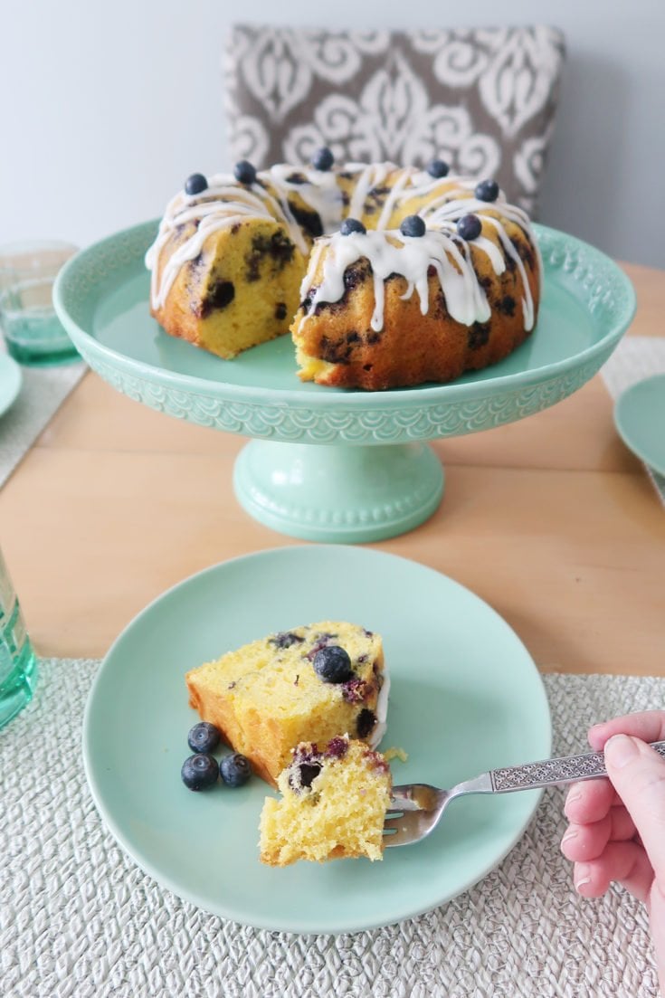 Lemon Blueberry Cake Recipe