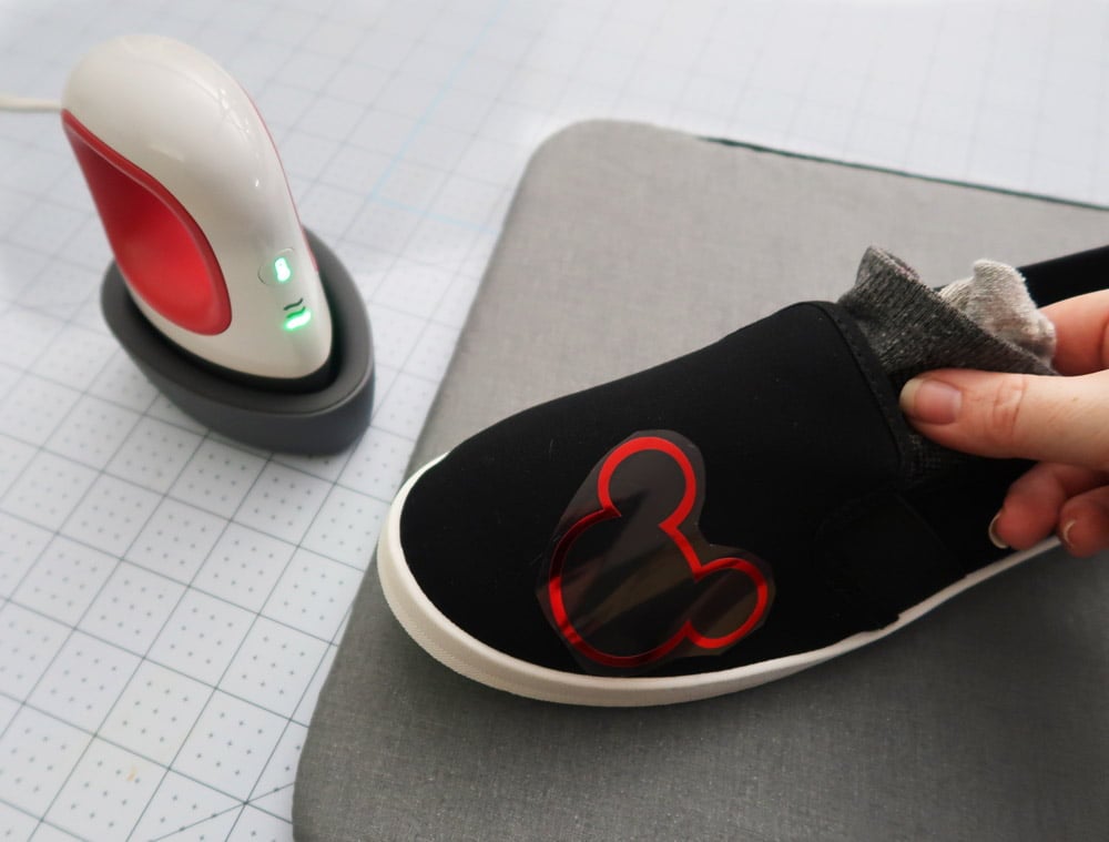 How To Apply Iron-On Vinyl on Shoes with Cricut EasyPress Mini