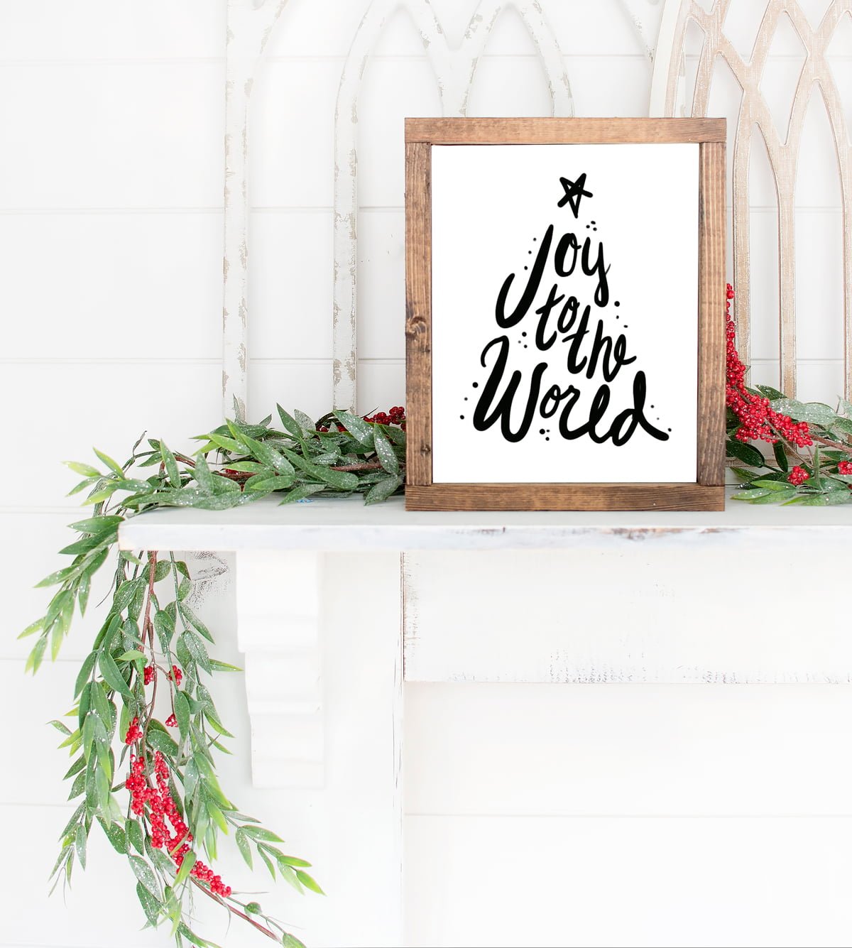 Joy to the world christmas printable