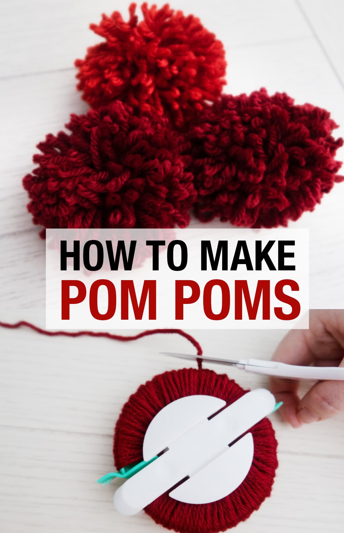 How to make pom poms