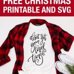 Don't get your Tinsel in a Tangle SVG file