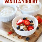 Instant Pot Vanilla Yogurt