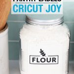 pantry labels cricut joy