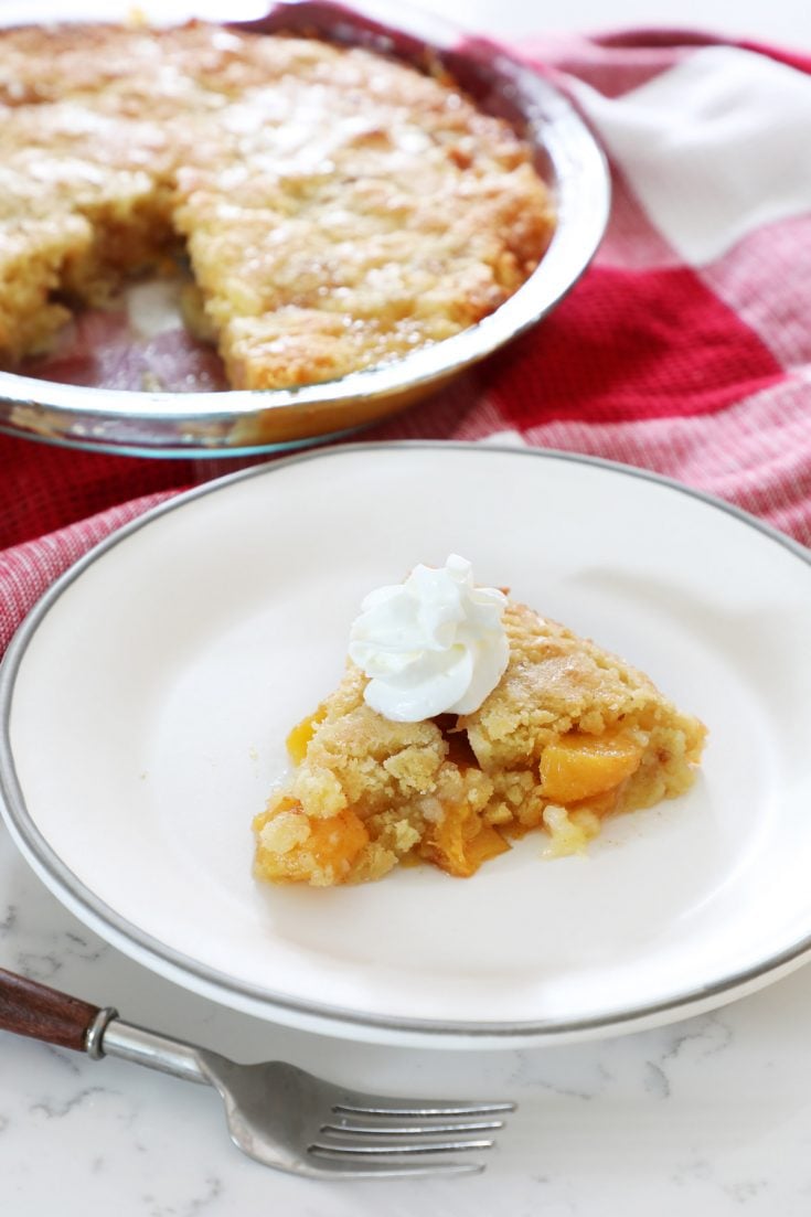 Peach Cobbler Pie