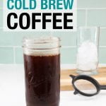 Cold brew coffee recipe