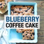Blueberry coffee cake recipe