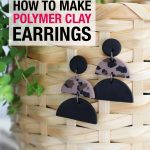 How to make polymer clay earrings