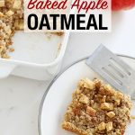 Baked Amish Apple Oatmeal Recipe