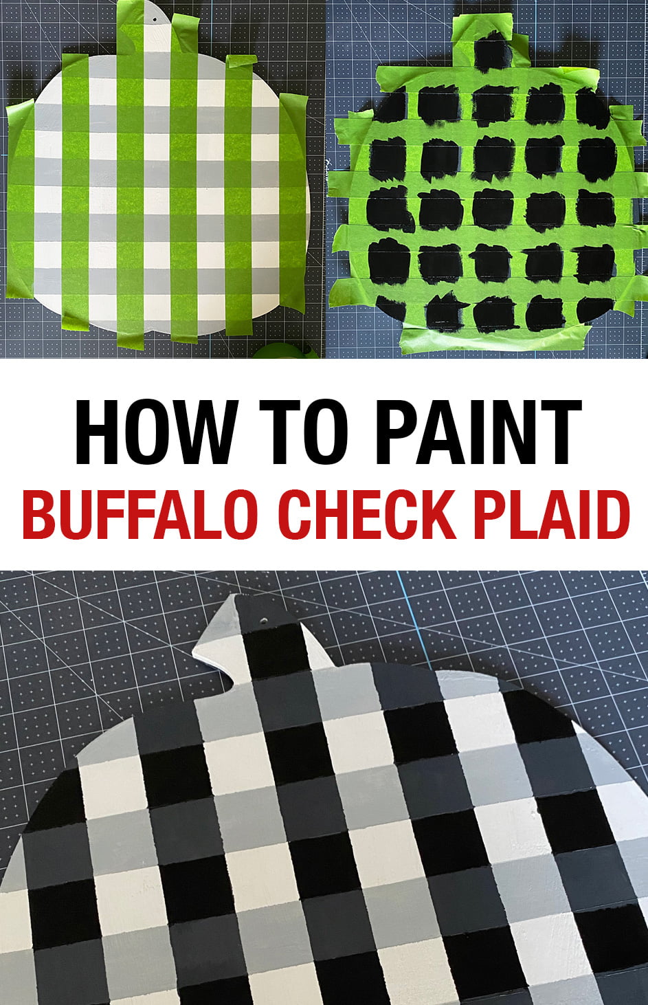 How To Paint Buffalo Plaid