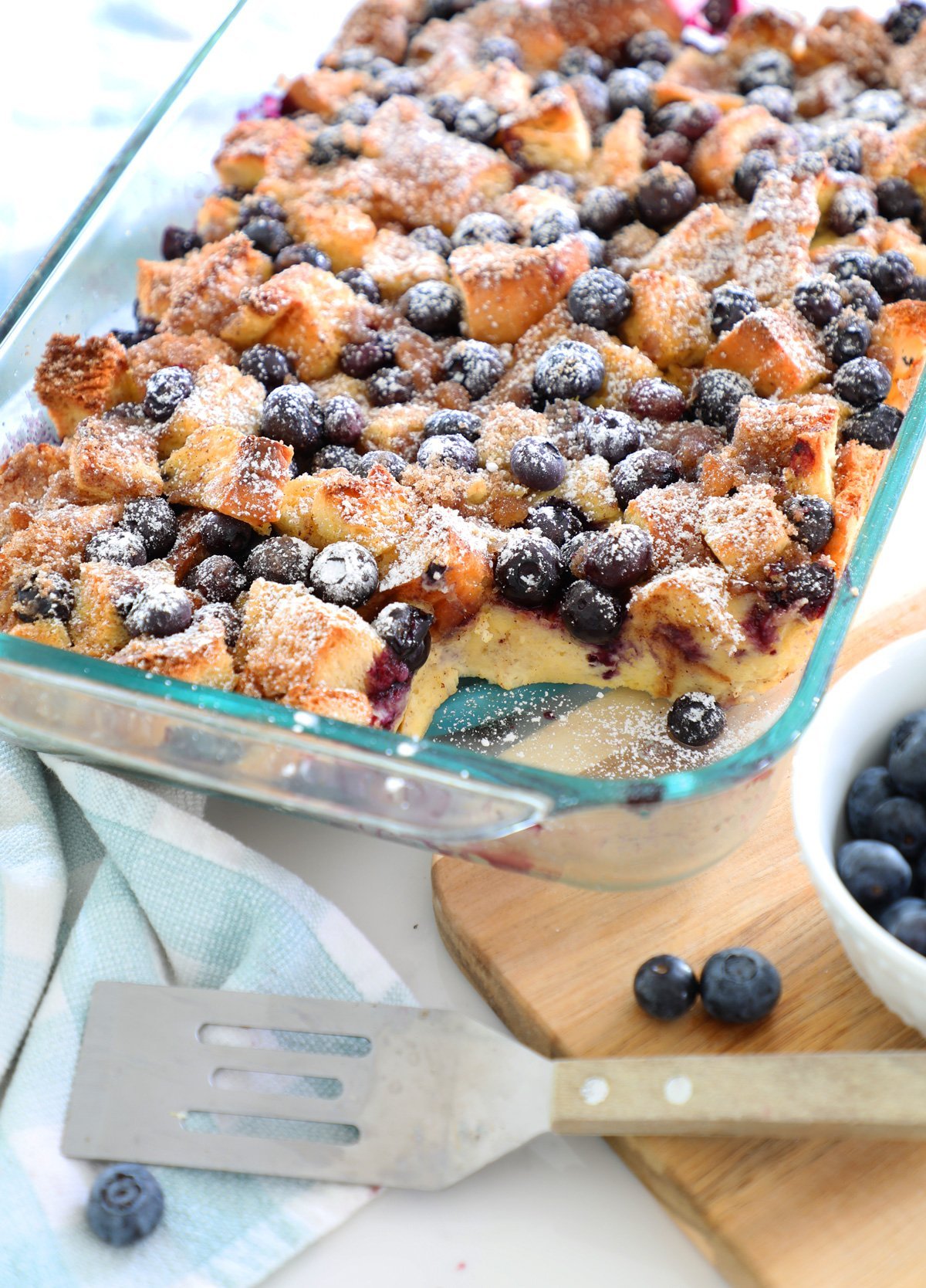 Overnight Lemon Blueberry French Toast