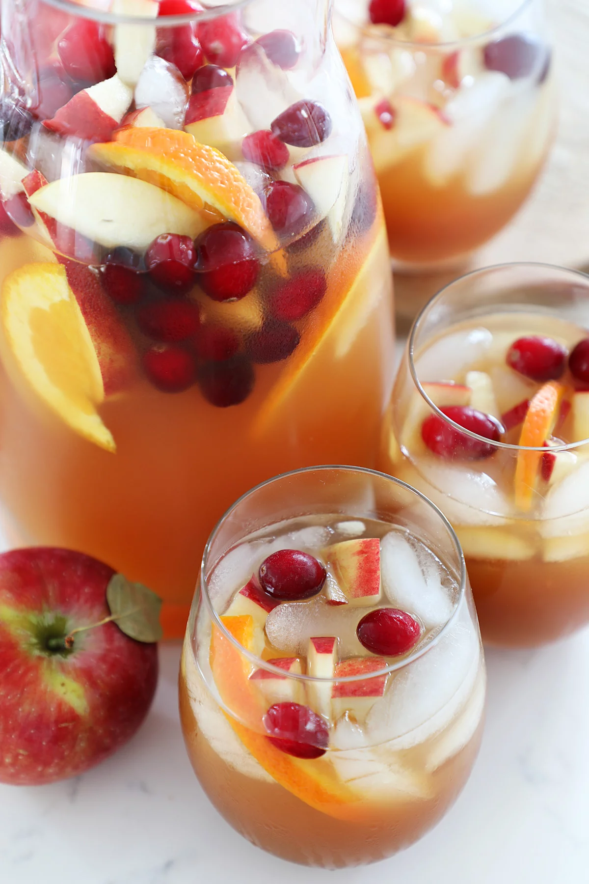 Apple Cider Sangria - Fall Drink Recipes
