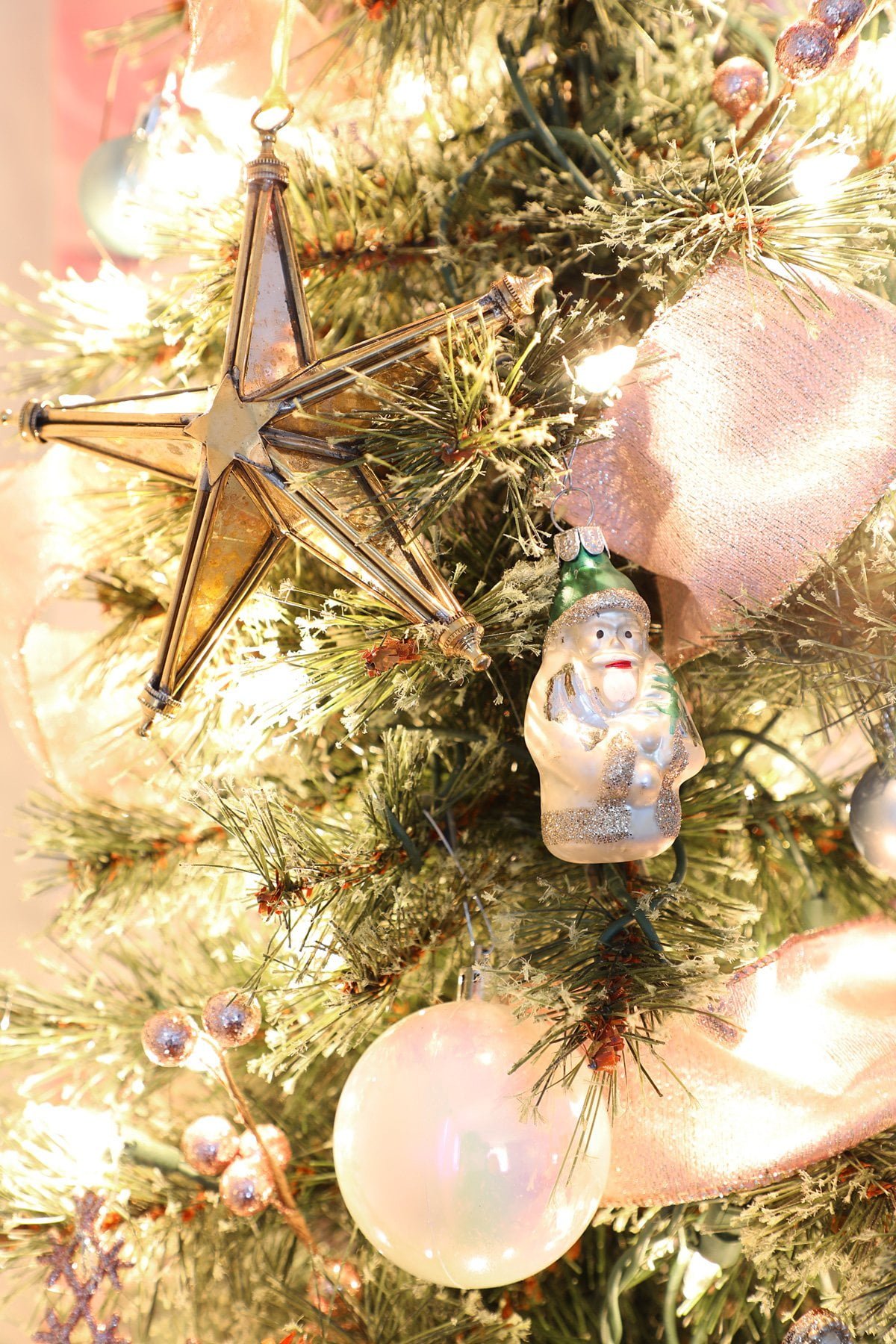 mirrored star ornament