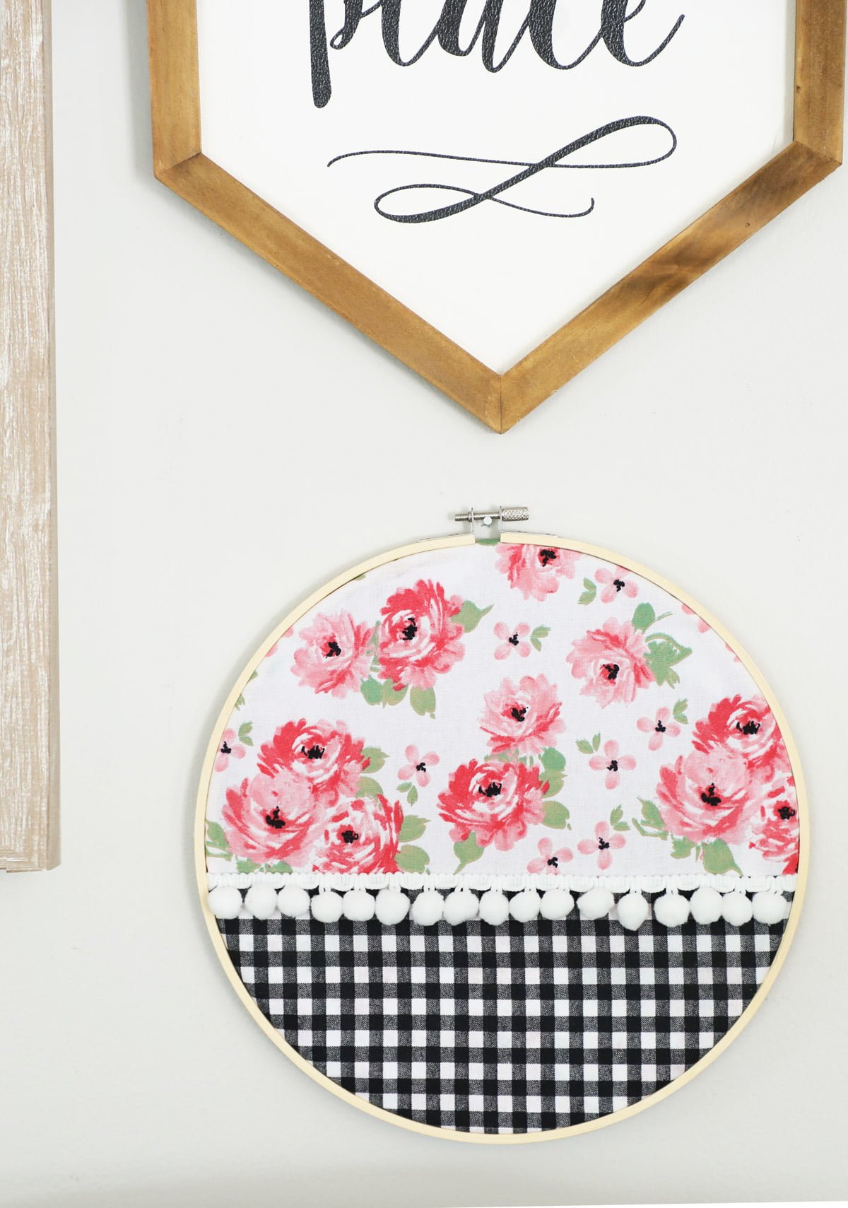 No Sew Embroidery Hoop