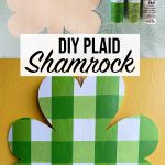DIY Plaid Shamrock