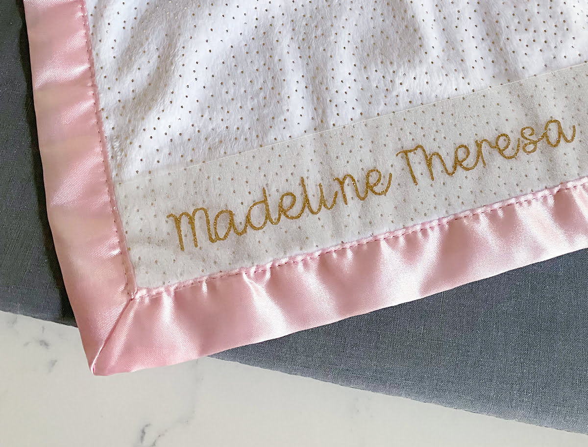 Diy personalized cheap baby blanket