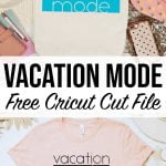 Vacation Mode Free SVG Cut File
