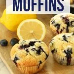 Blueberry lemon muffins