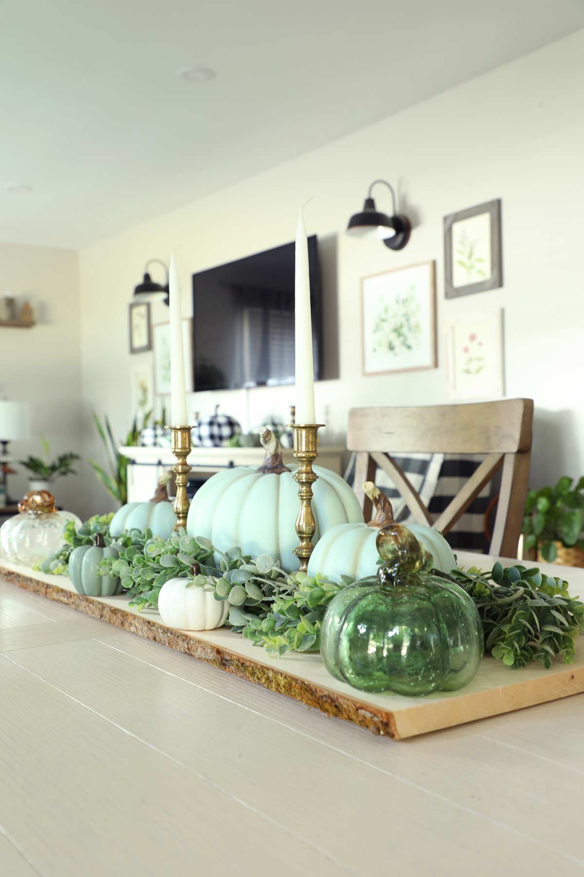 Teal Fall Farmhouse Decor