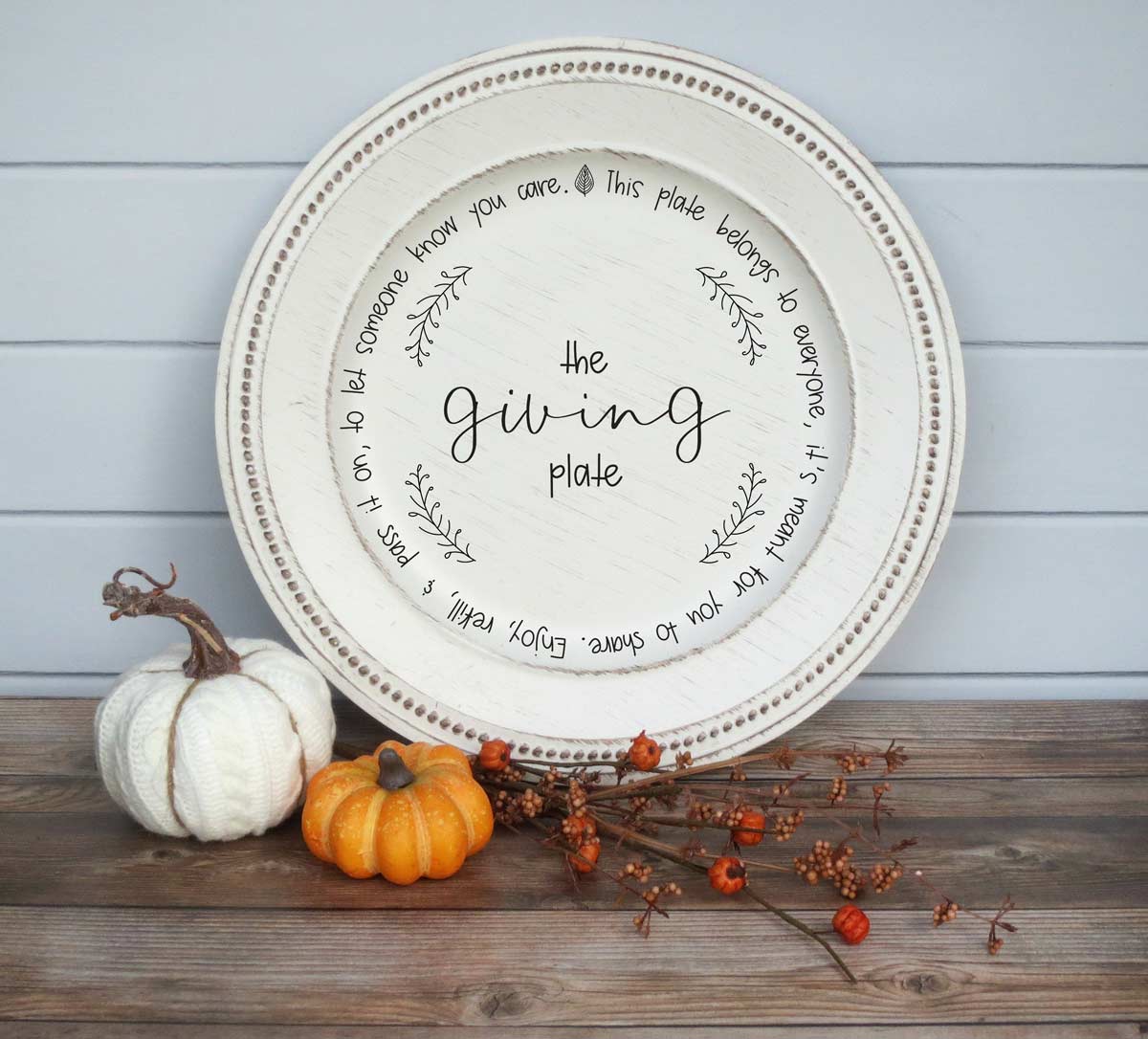 The Giving Plate SVG