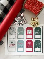 Printable Christmas Gift Tags - Weekend Craft