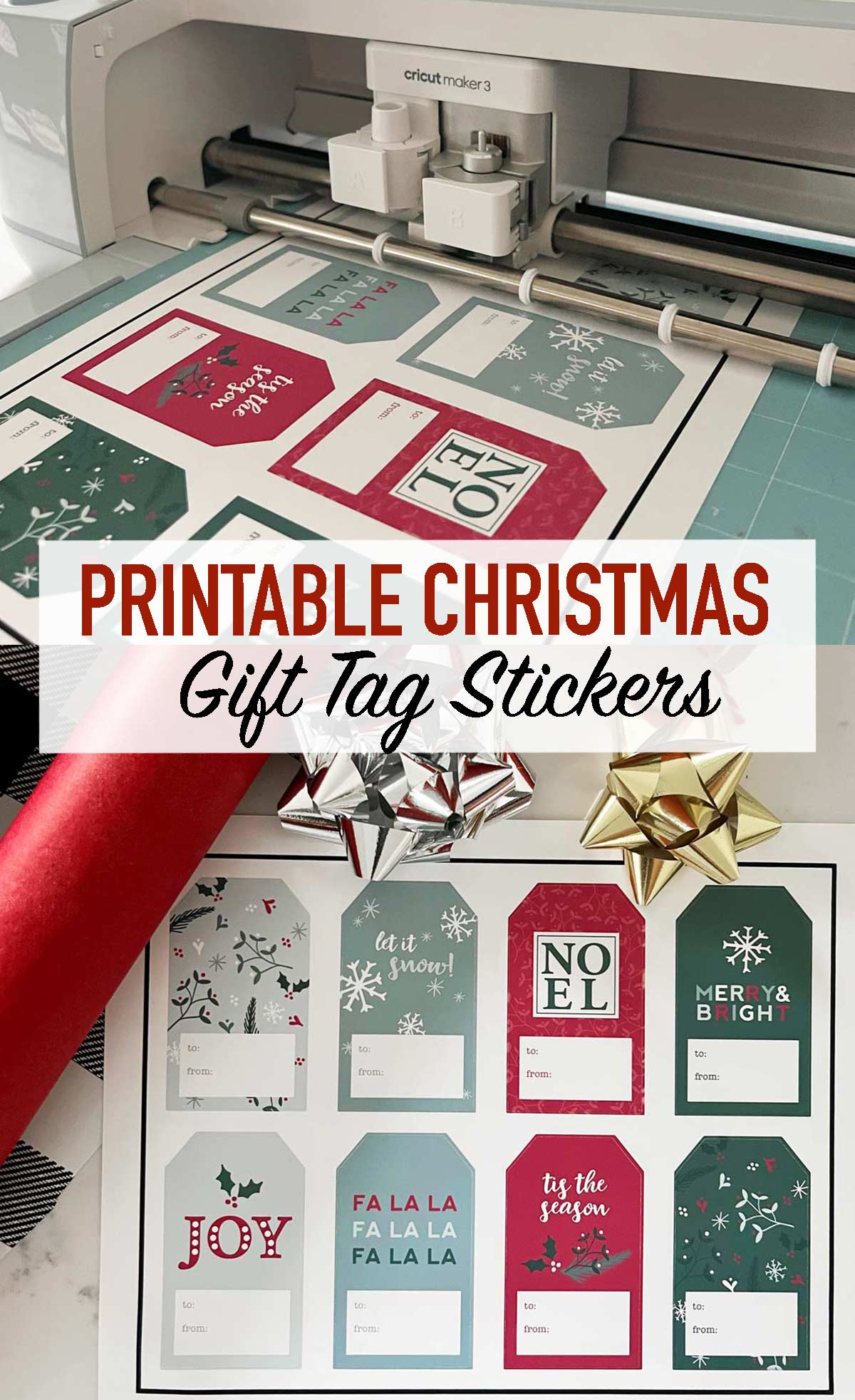 Printable Christmas Gift Tags - Weekend Craft
