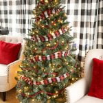 Christmas Tree Ribbon and Garland