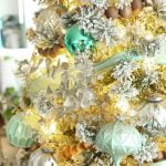 Teal Christmas Tree