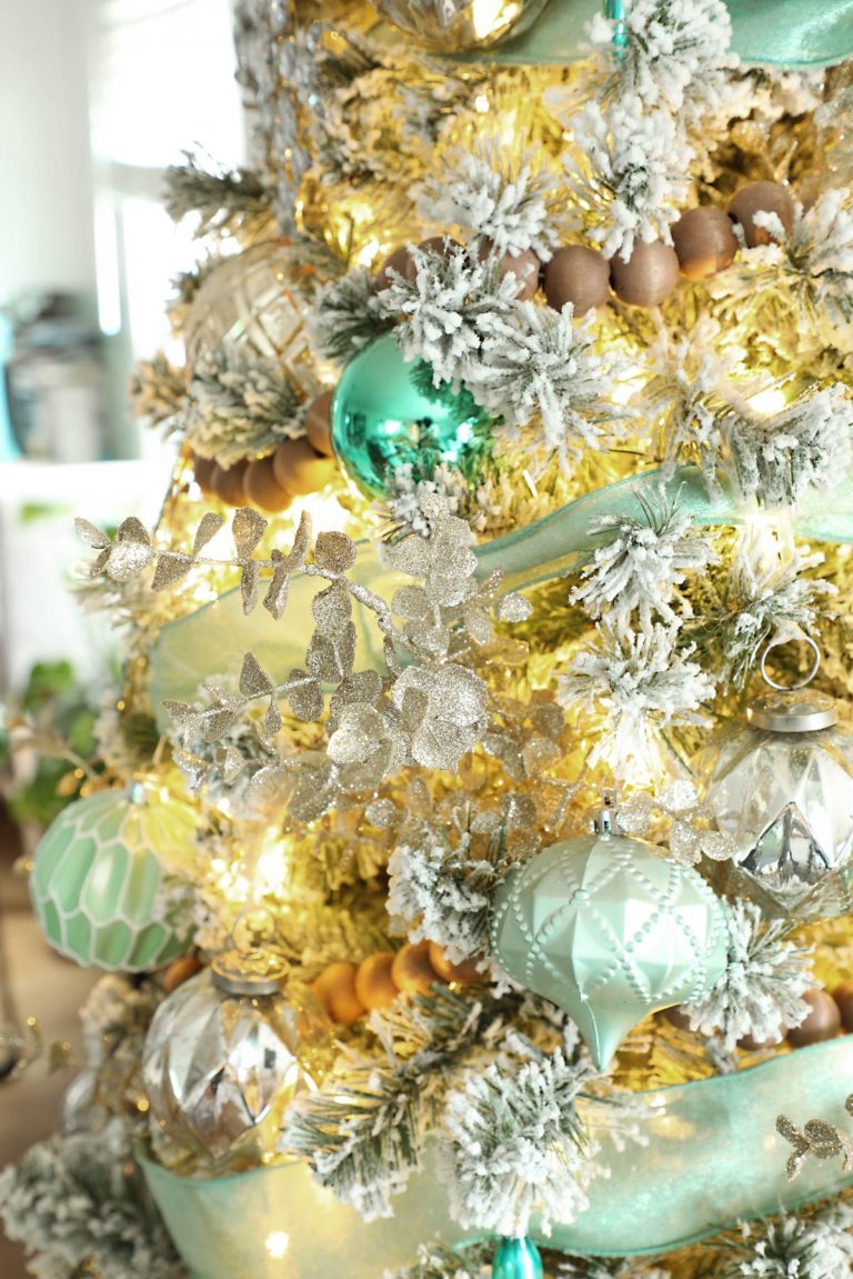 Teal Christmas Tree Weekend Craft   TealChristmasTree4 768x1151 