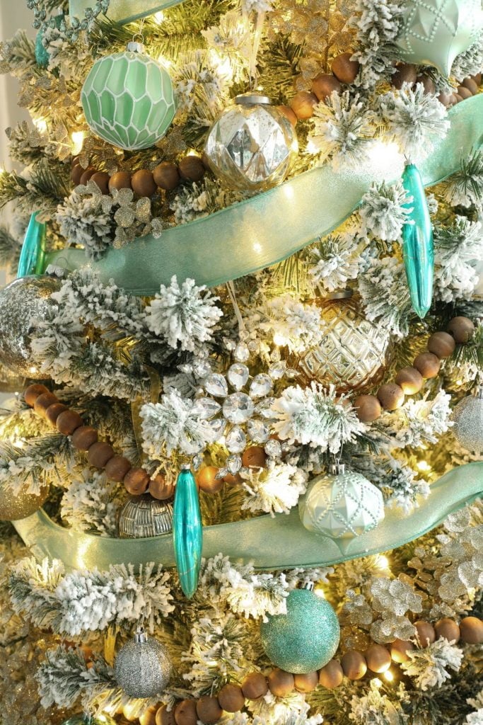 Teal Christmas Tree