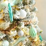 turquoise christmas tree