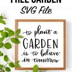 Free Garden SVG