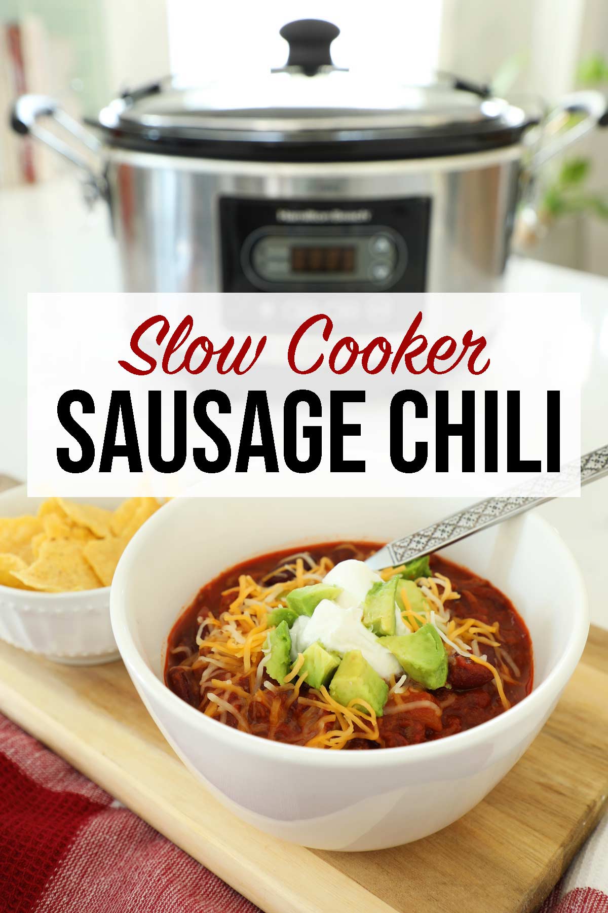 Sausage Chili Slow Cooker recipe