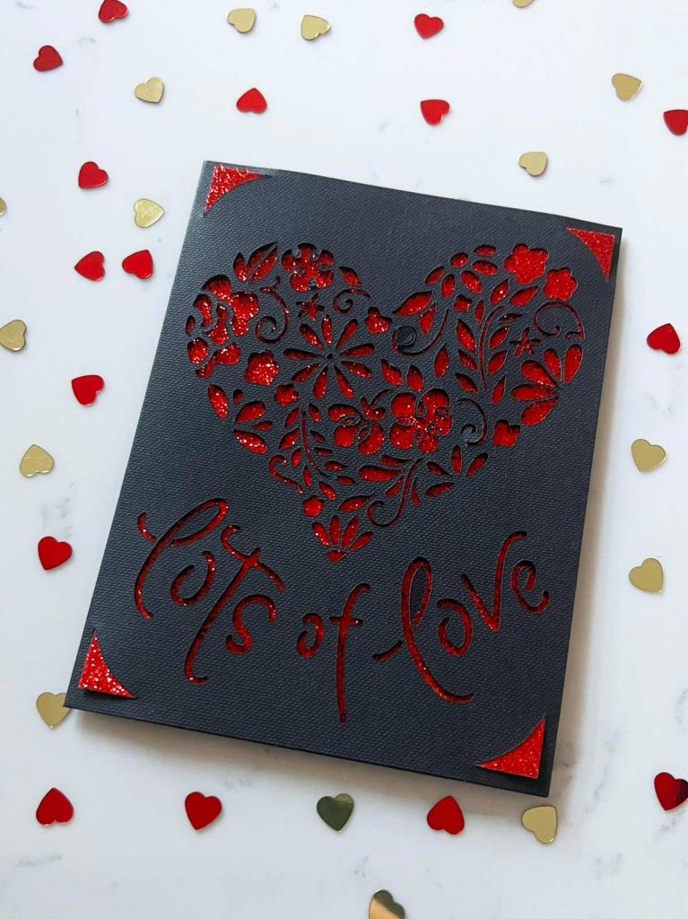 Cricut Joy Valentines Card