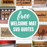 Cute Welcome Mat SVGs