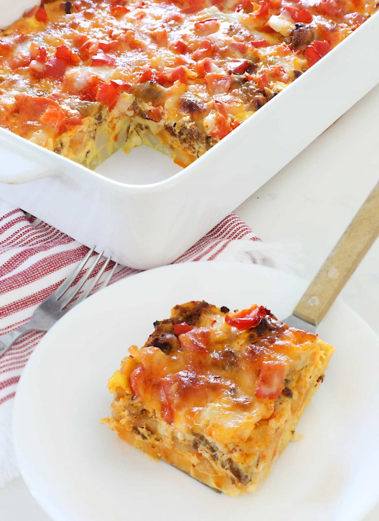 Chorizo and Egg Breakfast Casserole - Weekend Craft