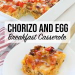 chorizo and potato breakfast casserole