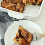 Overnight french toast with chocolate chips
