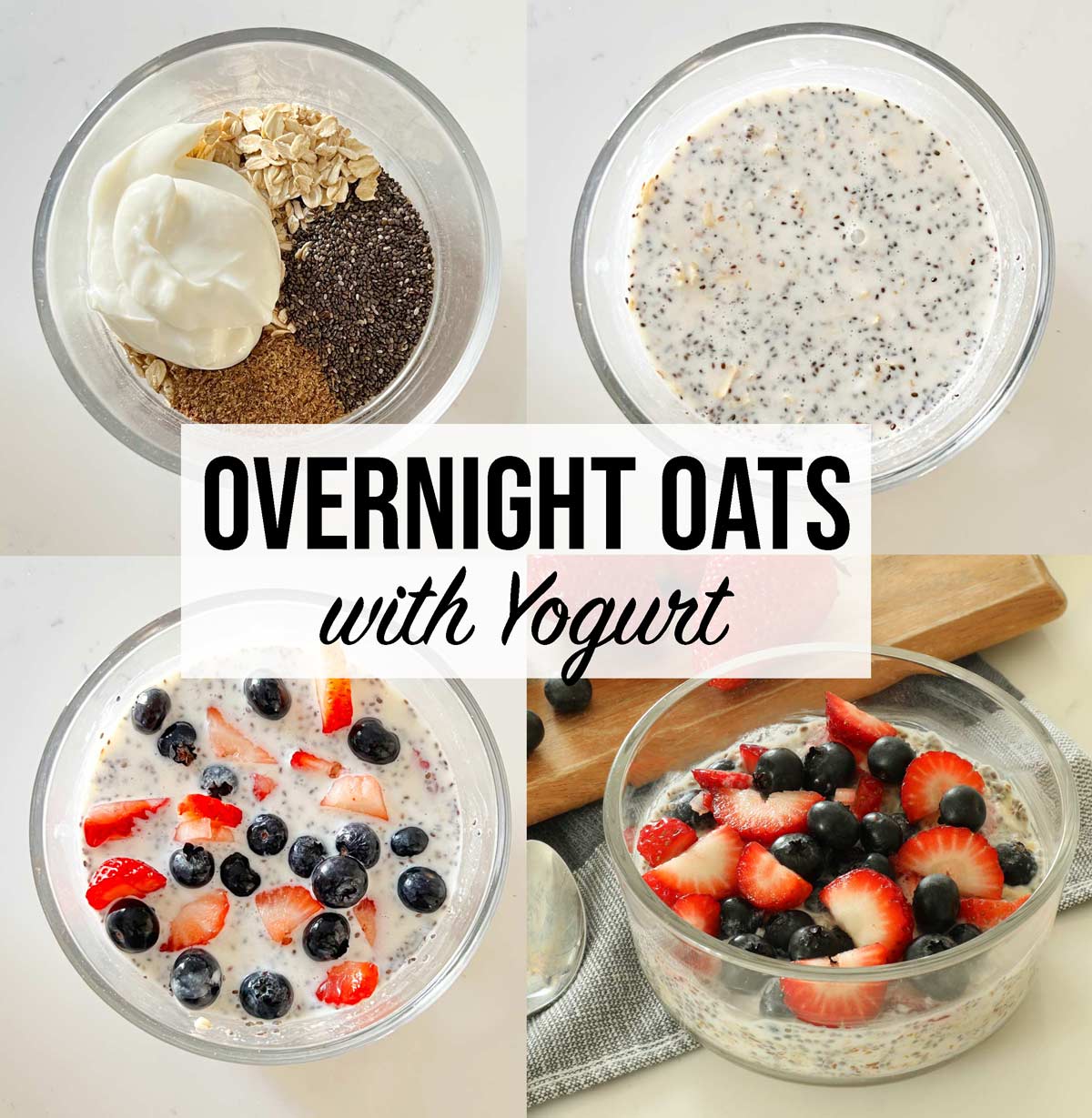 Overnight Oats with Yogurt - Weekend Craft