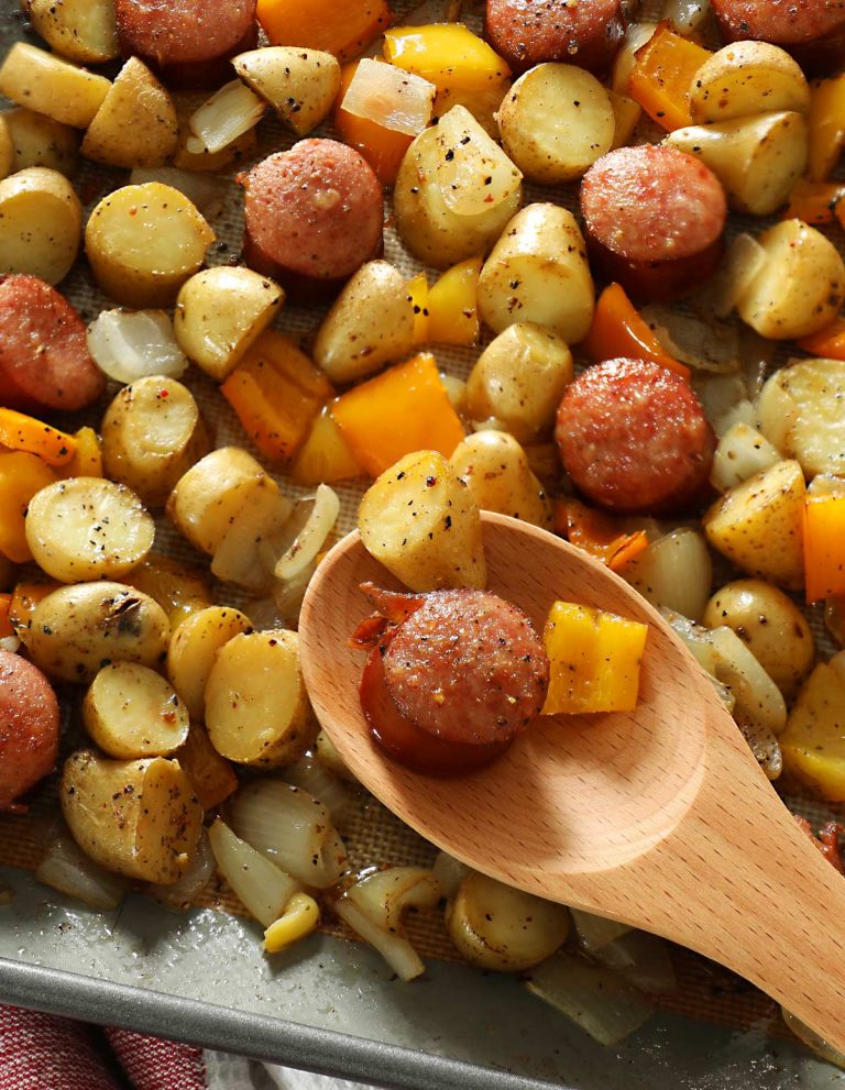 Kielbasa And Potatoes Sheet Pan Dinner - Weekend Craft