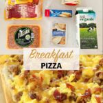 Bacon and Sausage Breakfast Pizza