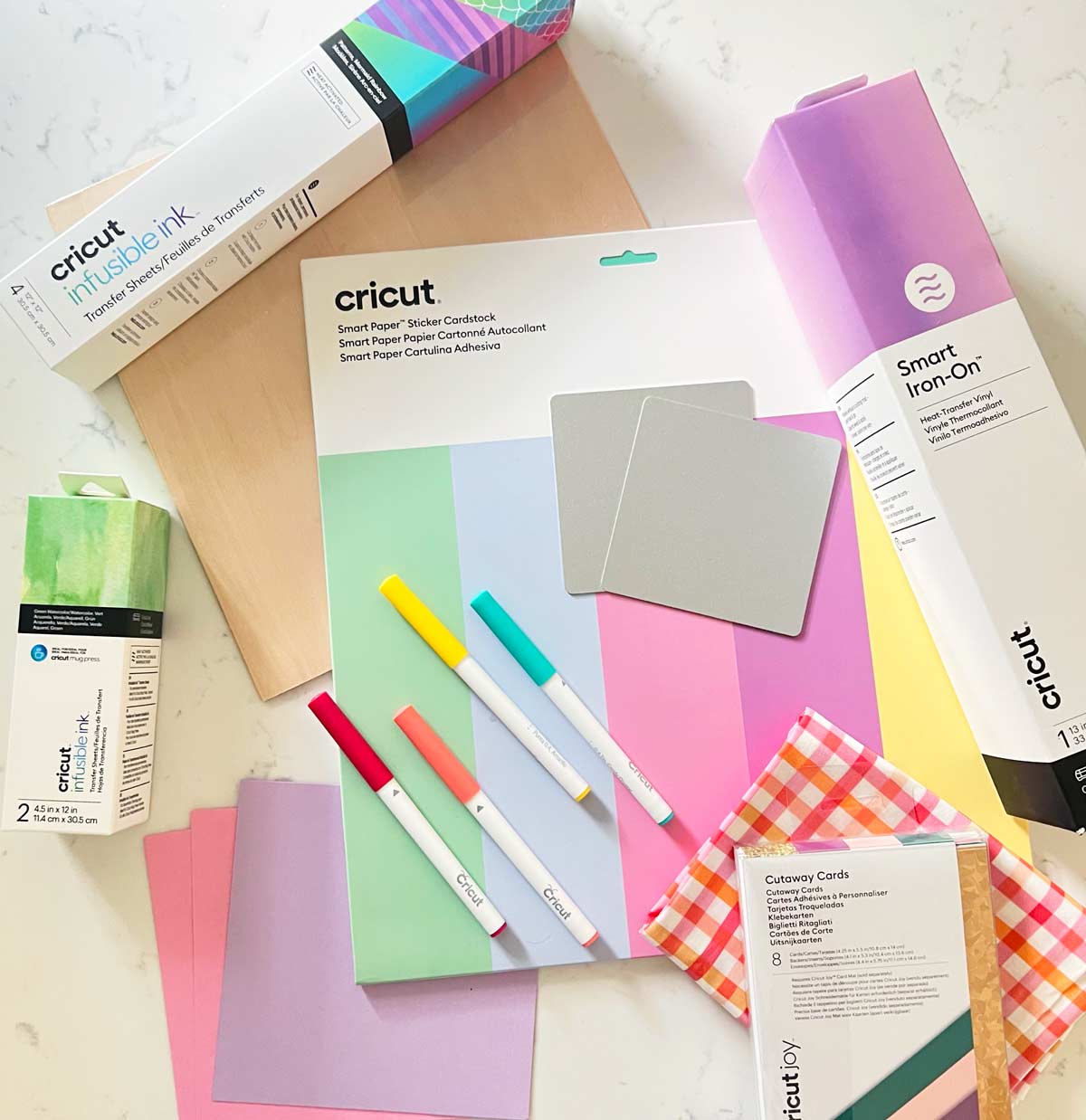 What materials can you use with Cricut?