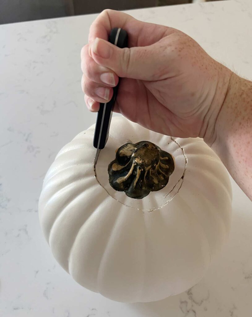 DIY Pumpkin Centerpiece
