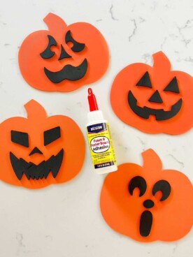 Jack O'lantern Faces Printable - Weekend Craft
